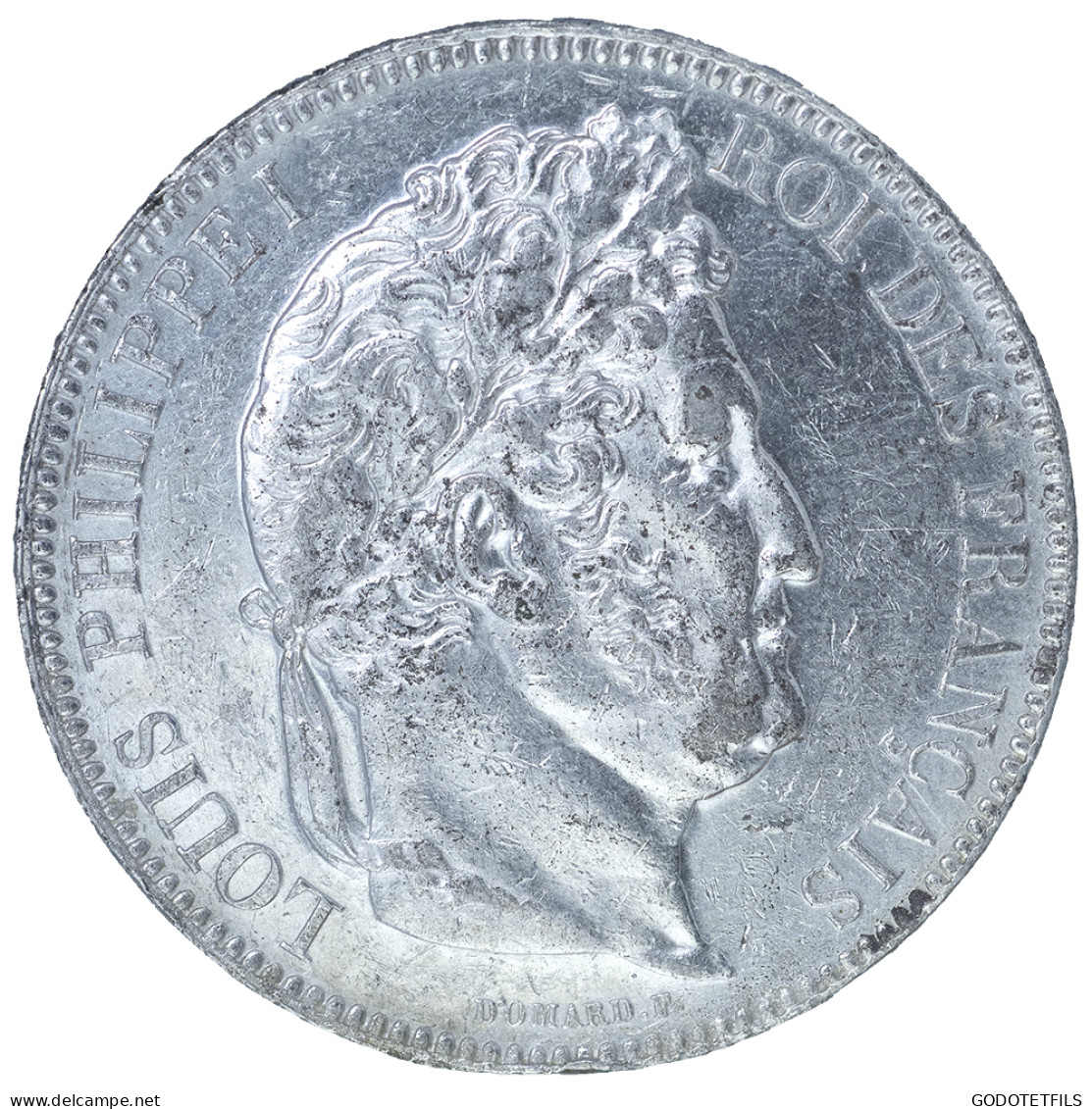 Louis-Philippe-5 Francs 1843 Strasbourg - 5 Francs