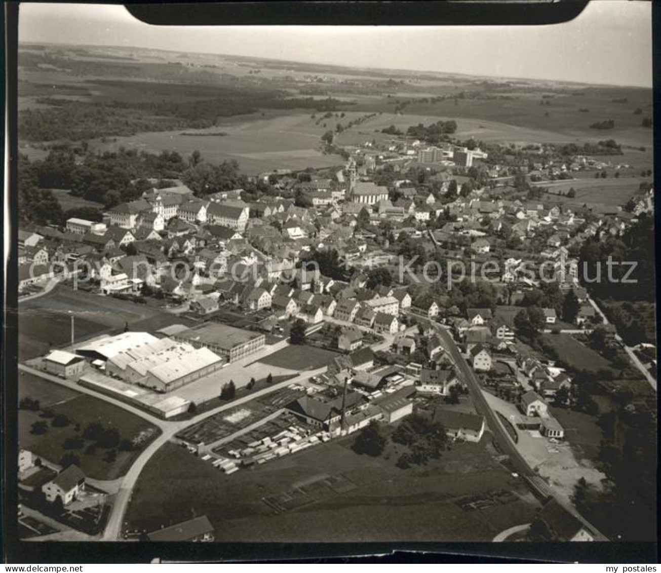 41724988 Wurzach Bad Fliegeraufnahme Adelshofen - Bad Wurzach