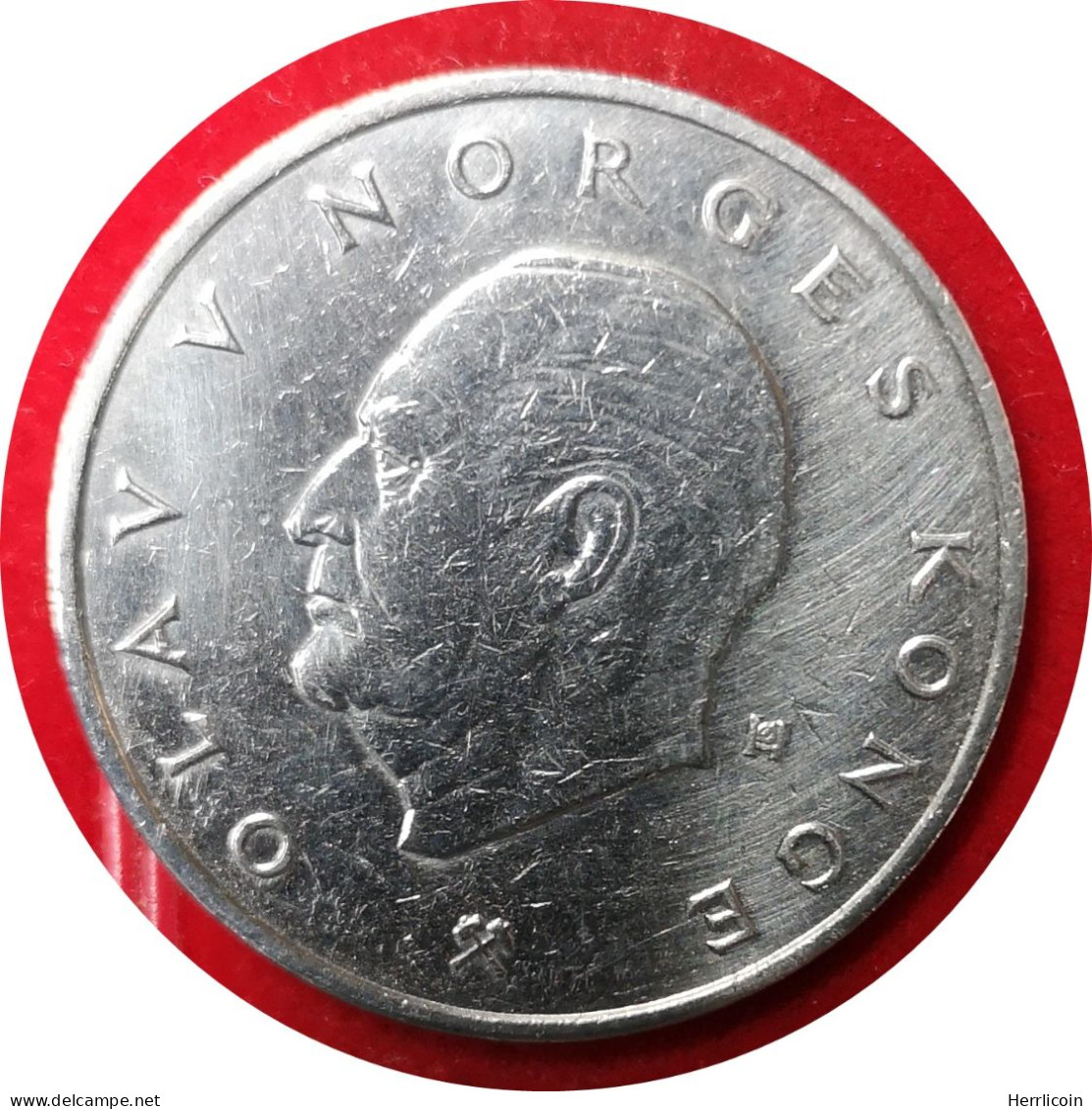 Monnaie Norvège - 1975 - 5 Kroner Olav V Type 2 - Noorwegen