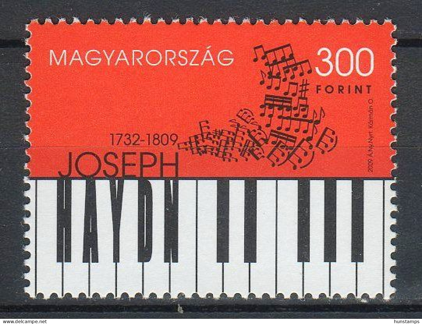 Hungary 2009. Composer. Haydn - Memorial Year Stamp MNH (**) Michel: 5345 - Ungebraucht