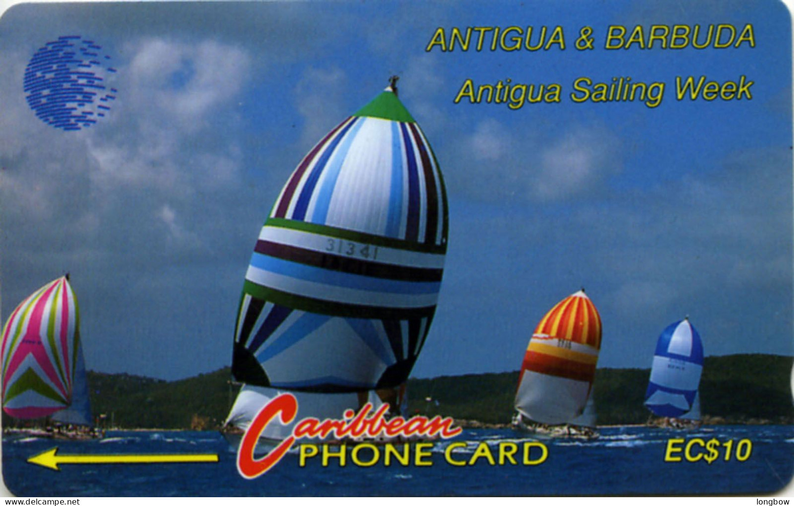 ANTIGUA & BARBUDA-  13CATA-SAILING WEEK (white Streep) - Antigua Et Barbuda