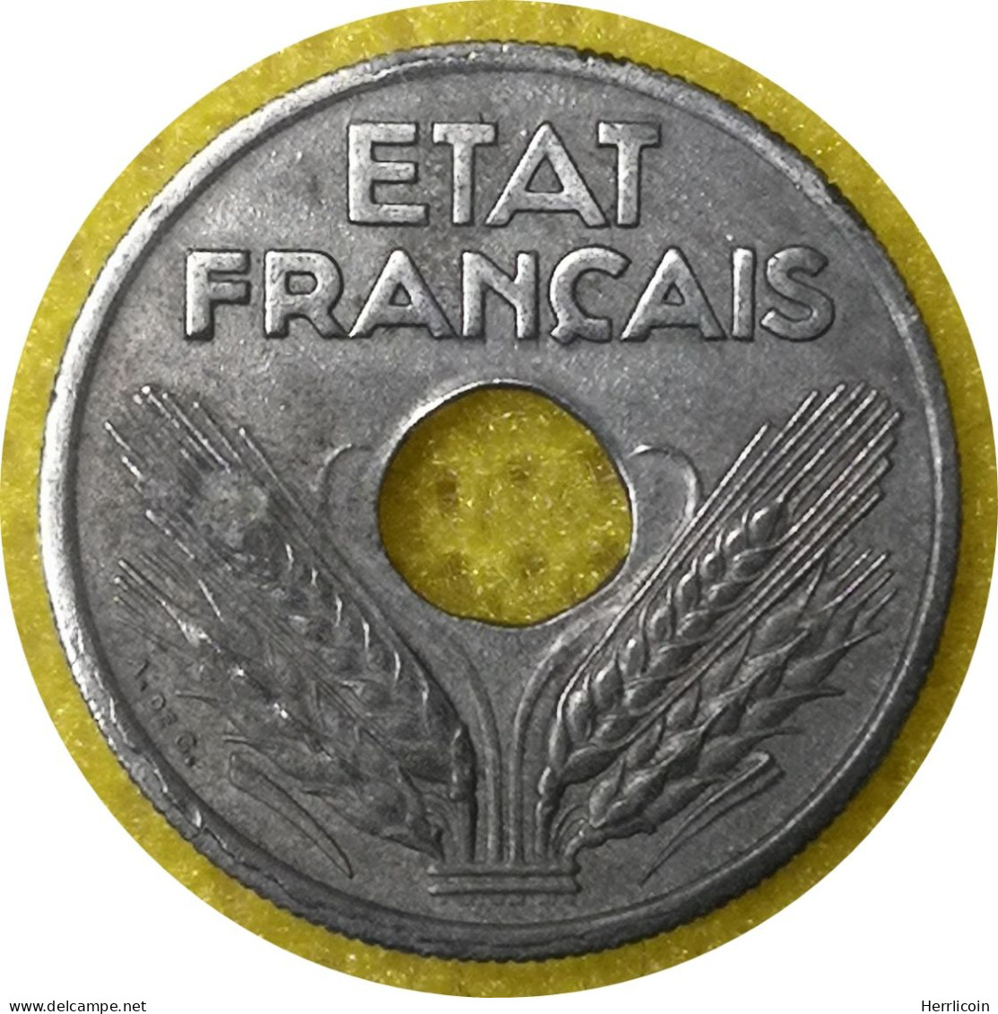 Monnaie France - 1941 - 10 Centimes Etat Français Grand Module - 10 Centimes