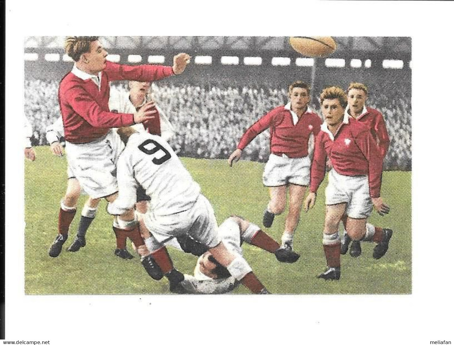 BK47 - IMAGE BLUE BAND - RUGBY ENGLAND VS WALES AT TWICKENHAM - 1952 ? - Rugby