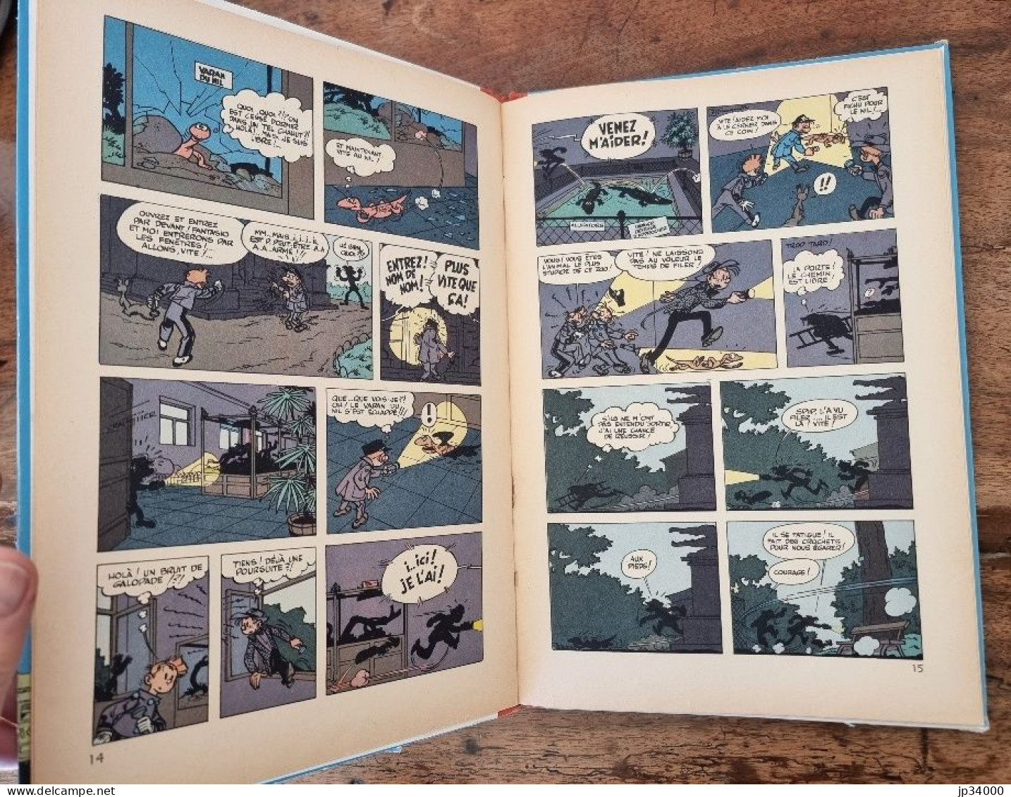 SPIROU et FANTASIO: les voleurs du marsupilami (Dupuis EO belge 1954) Dos papier