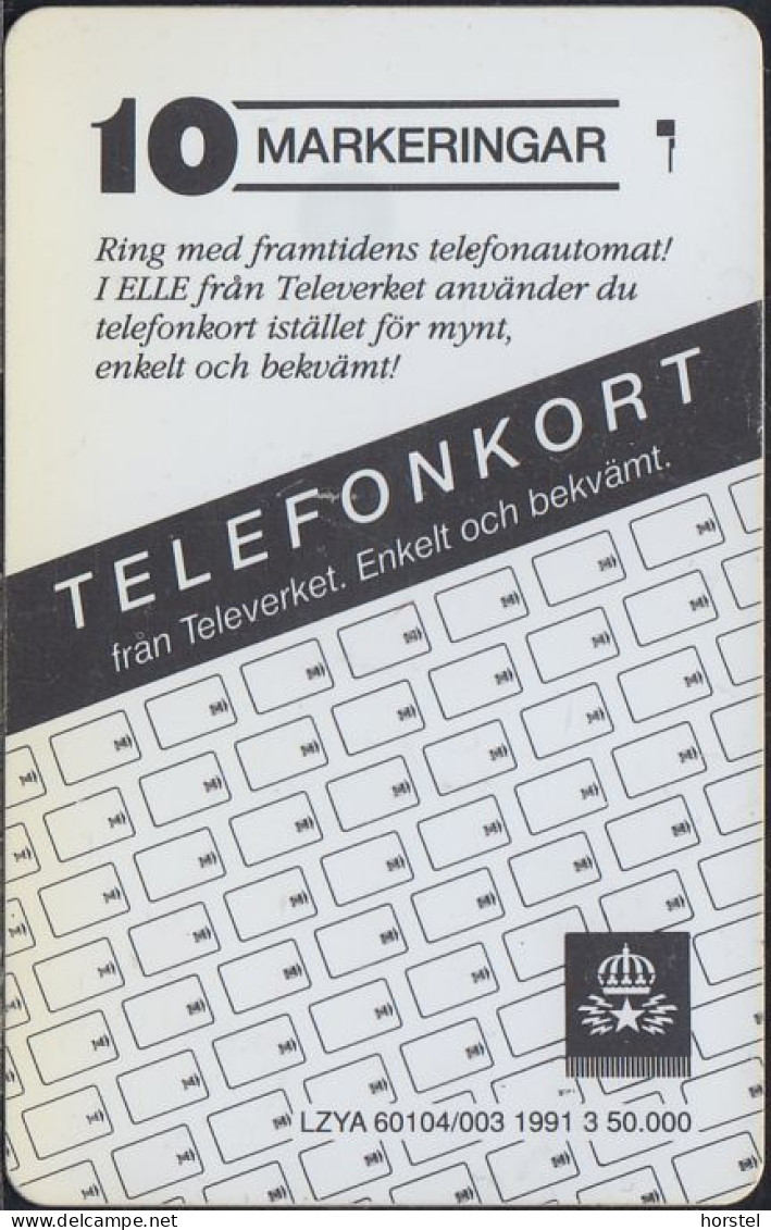 Schweden Chip 60104/003 - Promotion Card - Public Phone - 10 Units - SC-6 - Schweden