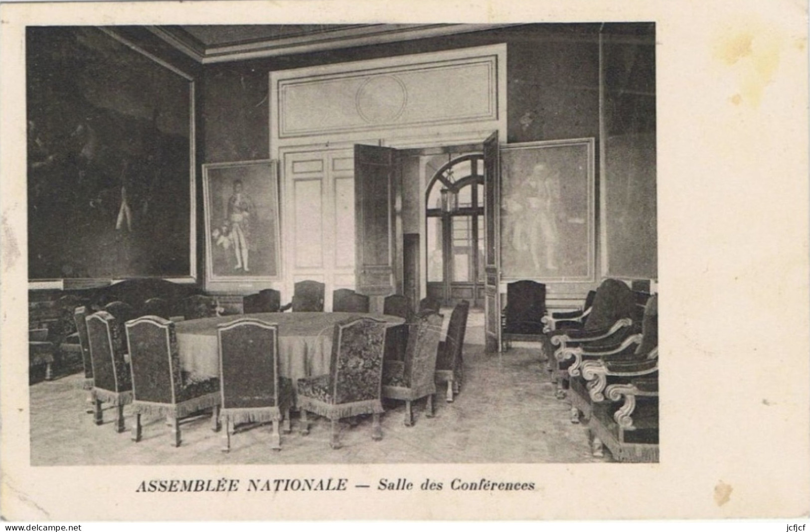 LOT DE 2 CPA...47...AGEN..LOT ET GARONNE..ASSEMBLEE NATIONALE..ELECTION DU PRESIDENT FALLIERES LE 17 JANVIER 1906..RARE - Partis Politiques & élections