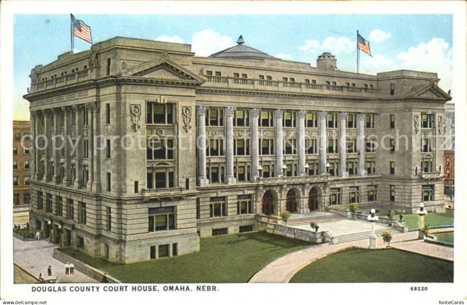 11686537 Omaha_Nebraska Douglas Country Court House - Andere & Zonder Classificatie