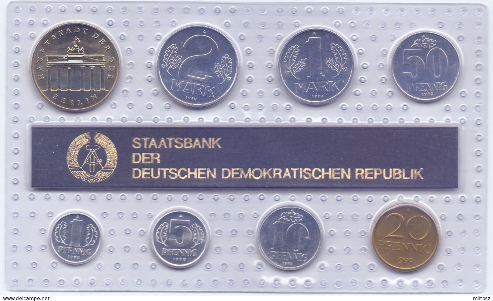 Germany DDR 1990 Mintf Set - Mint Sets & Proof Sets