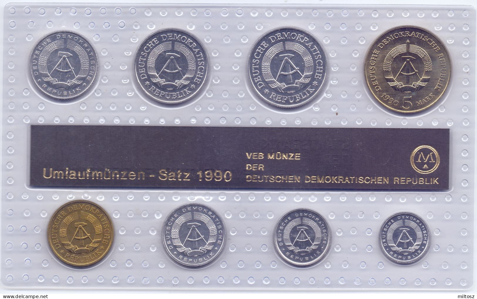 Germany DDR 1990 Mintf Set - Mint Sets & Proof Sets