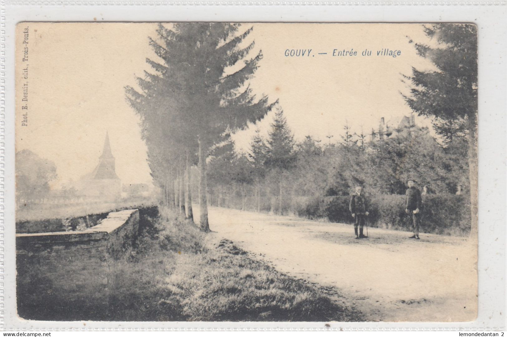 Gouvy. Entrée Du Village. * - Gouvy