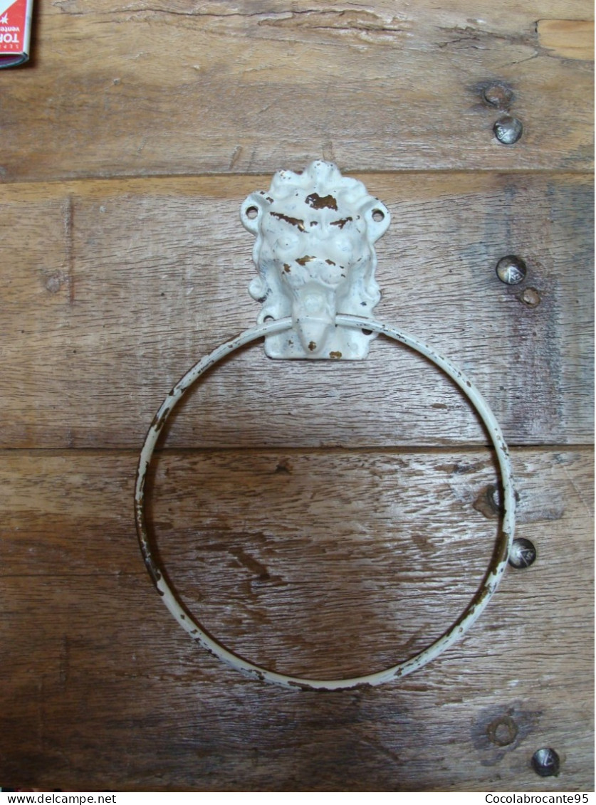 Porte-serviette Ancien Tête De Lion - Ironwork