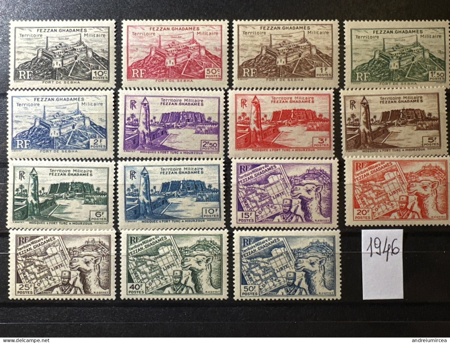 Fezzan Lot MNH 1946 - Neufs