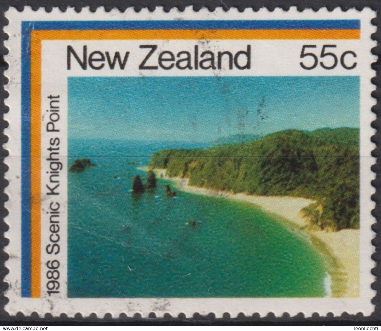 1986 Neuseeland ° Mi:NZ 964, Sn:NZ 850, Yt:NZ 928, Knights Point, Scenery 1986 - Coastal Areas - Used Stamps