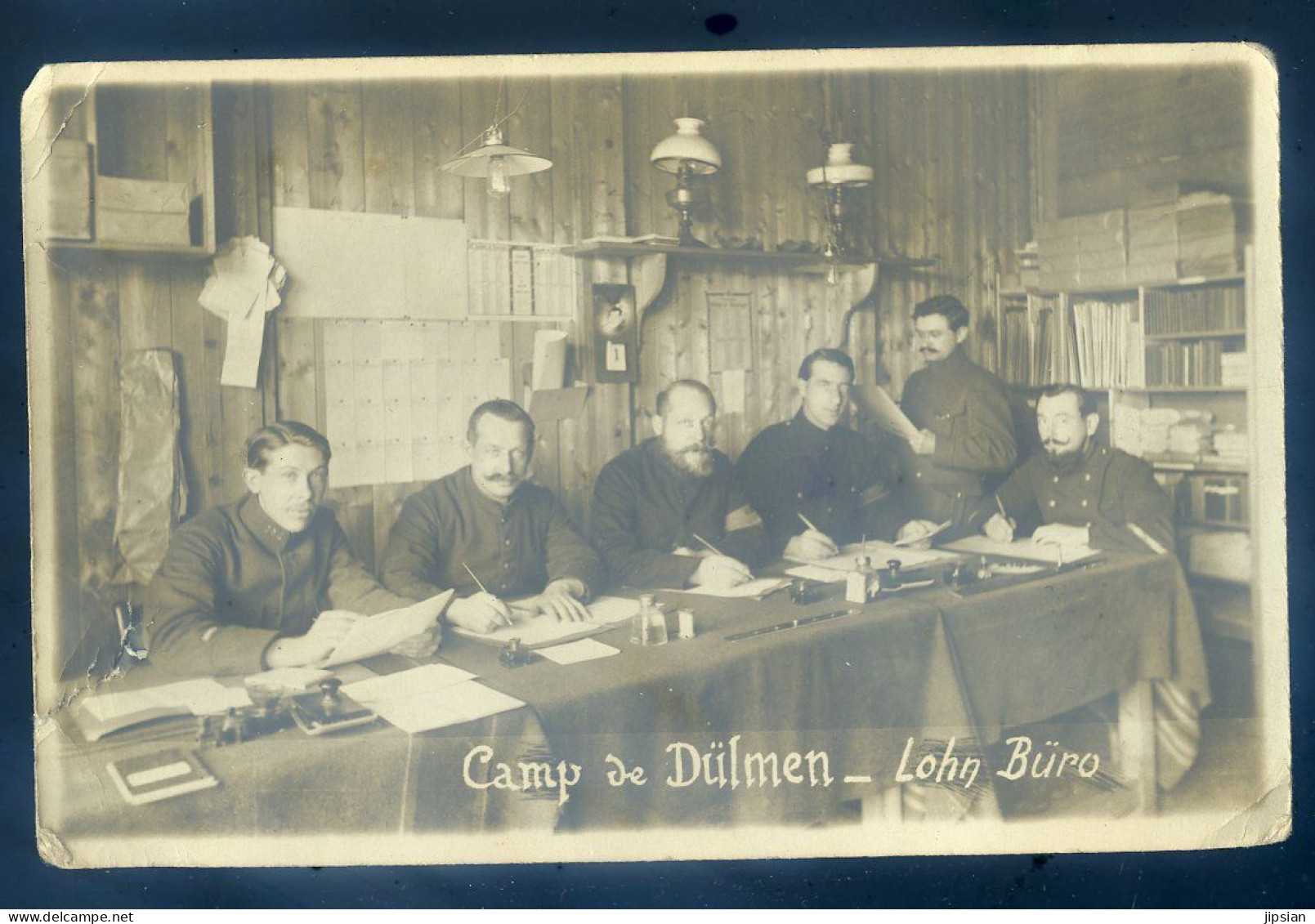 Cpa Carte Photo Allemagne Camp De Dülmen -- Lohn Büro -- Duelmen    STEP12 - Duelmen