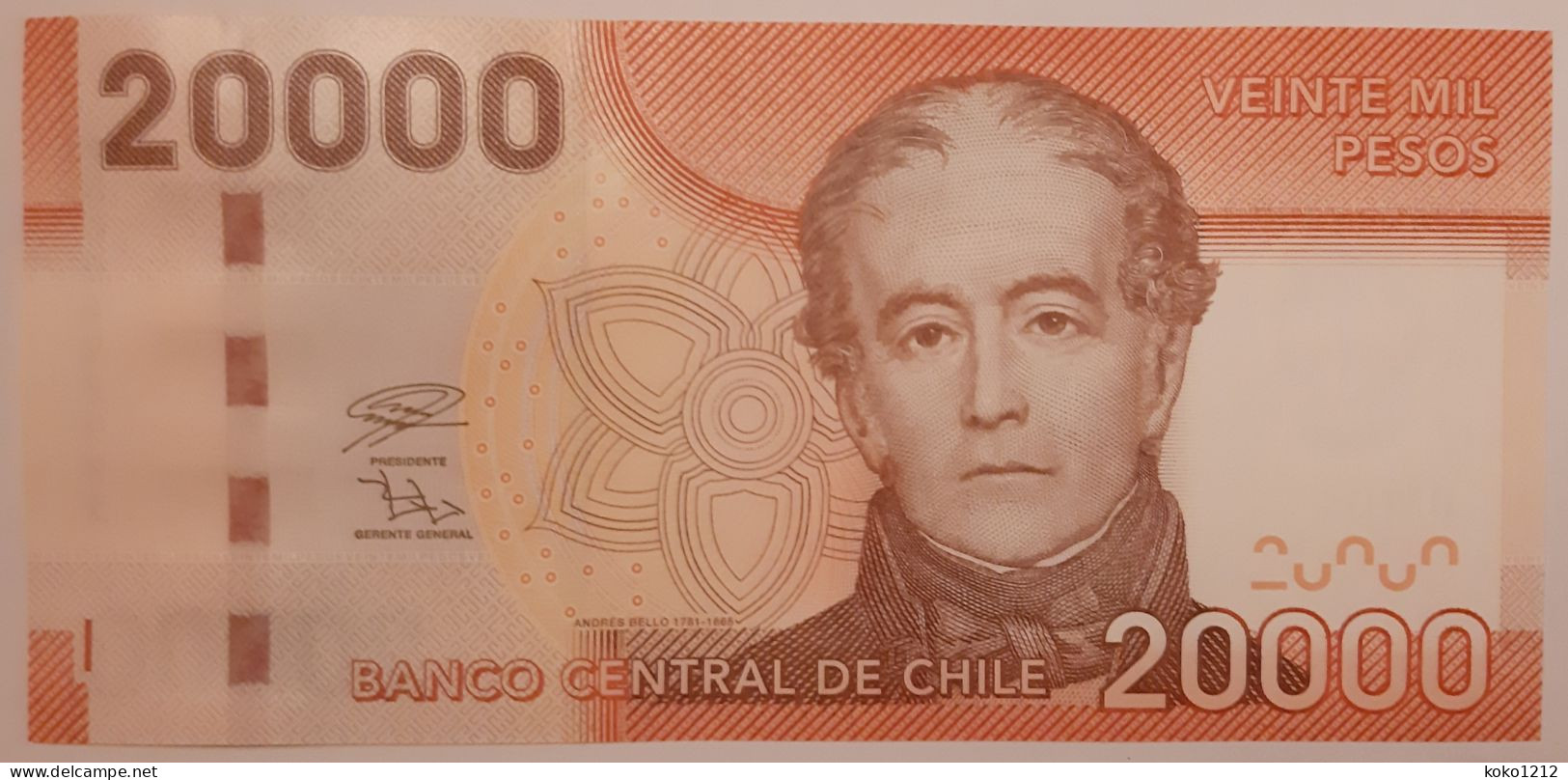 Chile 20000 Pesos 2020 P165 UNC - Chili