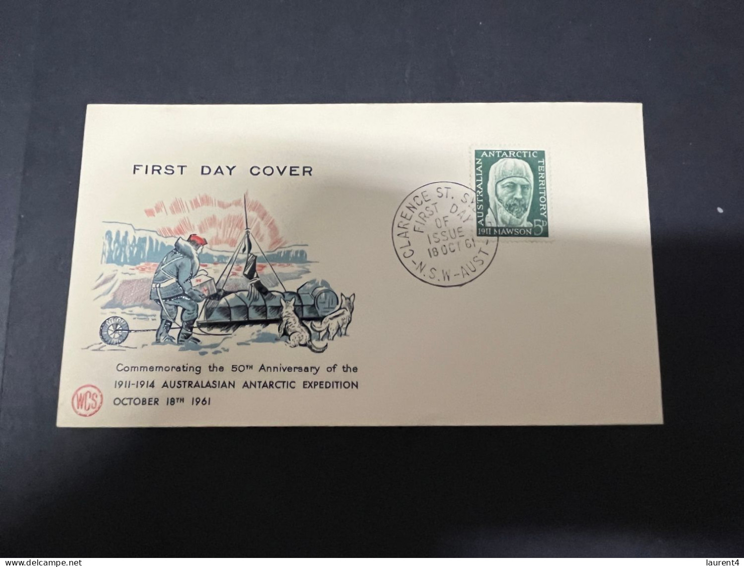 7-1-2024 (4 W 34) Australia AAT FDC Cover - Antarctic Expedition 50th Anniversary (Royal + WCS) 1962 (2 Covers) - FDC