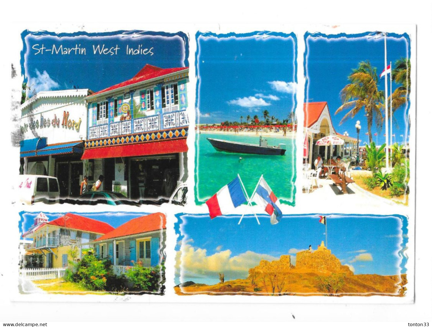 SAINT MARTIN WEST INDIES - ANTILLES - MULTIVUES - 5 Vues - BX6/SON - - Sint-Marteen