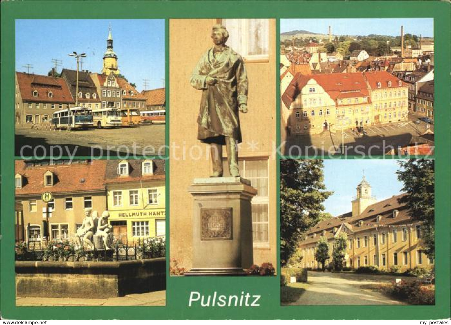 72413612 Pulsnitz Sachsen Marktbrunnen Platz Der Befreiung Denkmal Pulsnitz - Pulsnitz