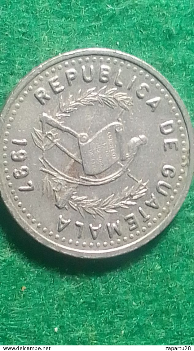 GUATEMELA -1997   25 CENTAVOS - Guatemala