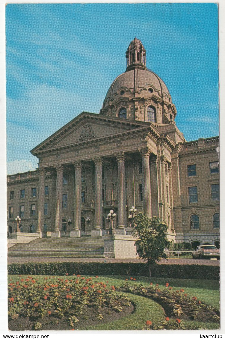 Edmonton - The Provincial Parliament Buildings:  Main Entrance - (Alberta, Canada) - 1965 - Edmonton