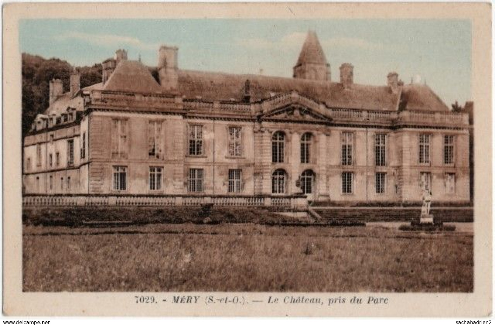 95. MERY. Le Château, Pris Du Parc. 7029 - Mery Sur Oise