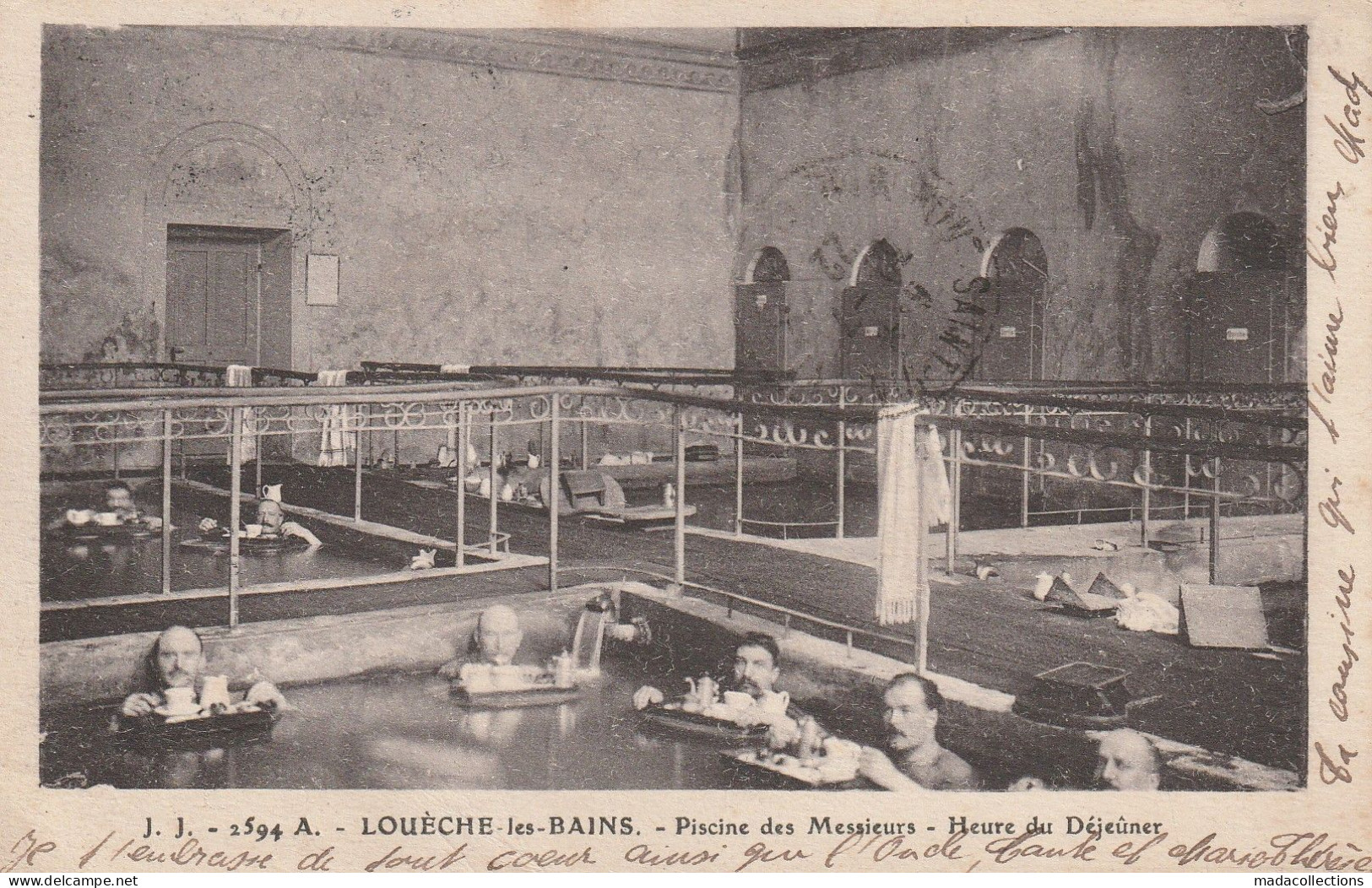 Loèche Les Bains (Suisse)  Piscine Des Messieurs - Loèche-les-Bains