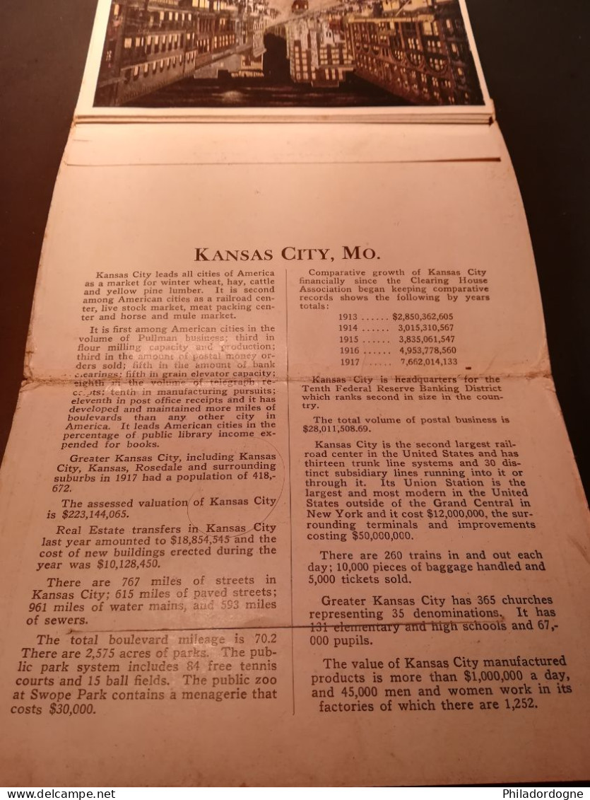 CPA - (Etats Unis) Kansas City, MO. - Carnet De 18 Vues - Kansas City – Missouri