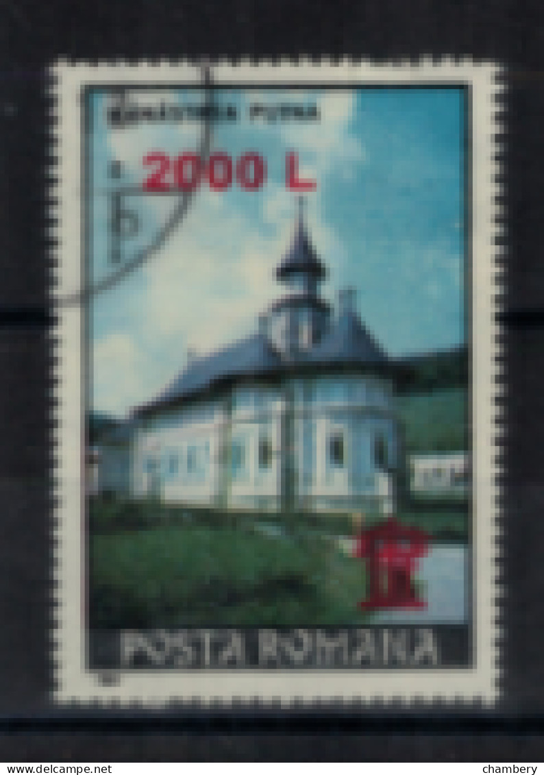 Roumanie - "Monastères : T. De 1991 Surchargés En Rouge" - Oblitéré N° 4584 De 2000 - Used Stamps