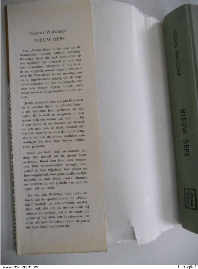 NIEUWE DEPS Door Gerard Baron Walschap 1ste Druk 1961° Londerzeel + Antwerpen Vlaams Schrijver - Littérature