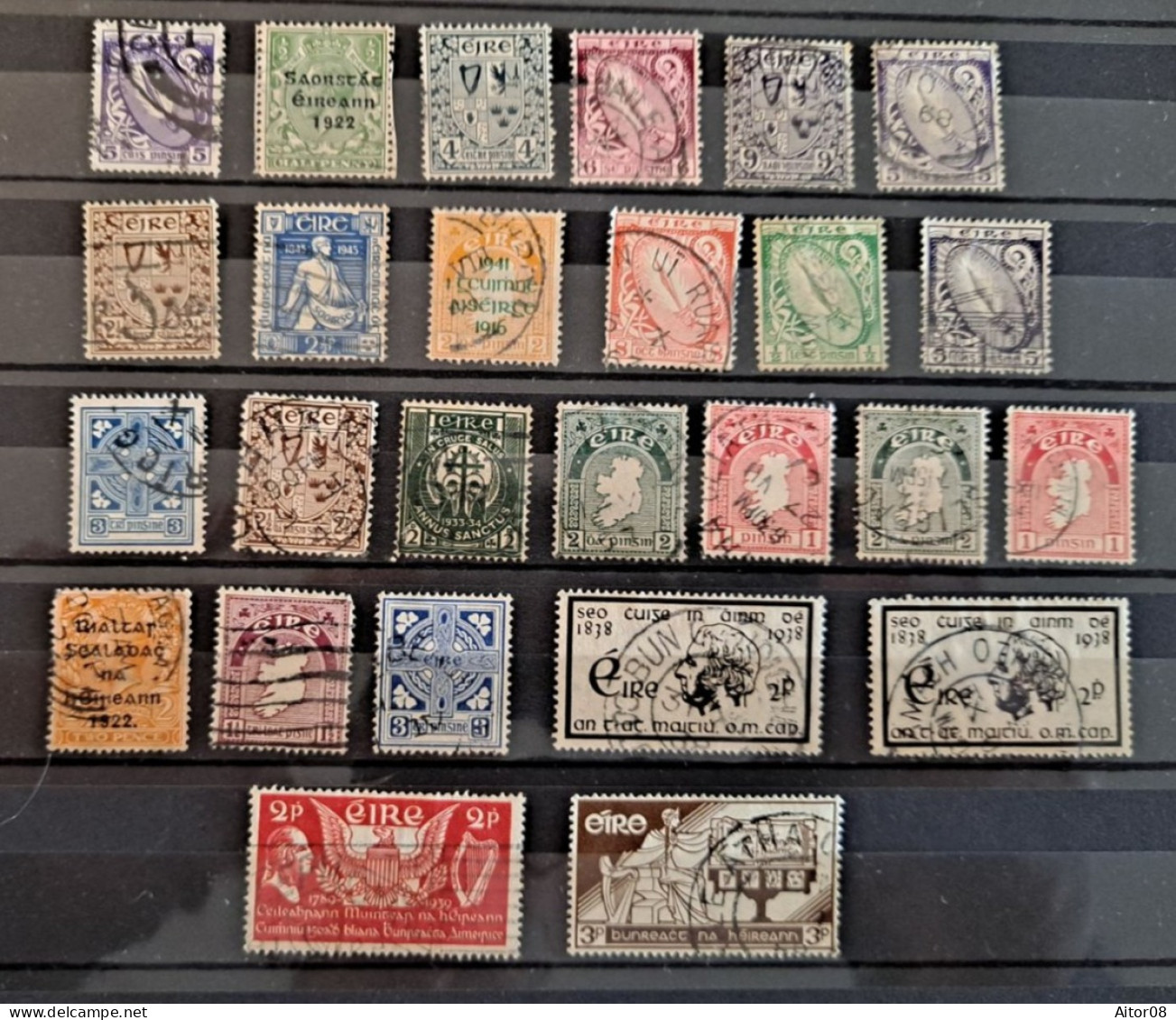 JOLI LOT TIMBRES OBLITERES ANNEES 1920/30.BELLE VALEUR CATALOGUE - Used Stamps