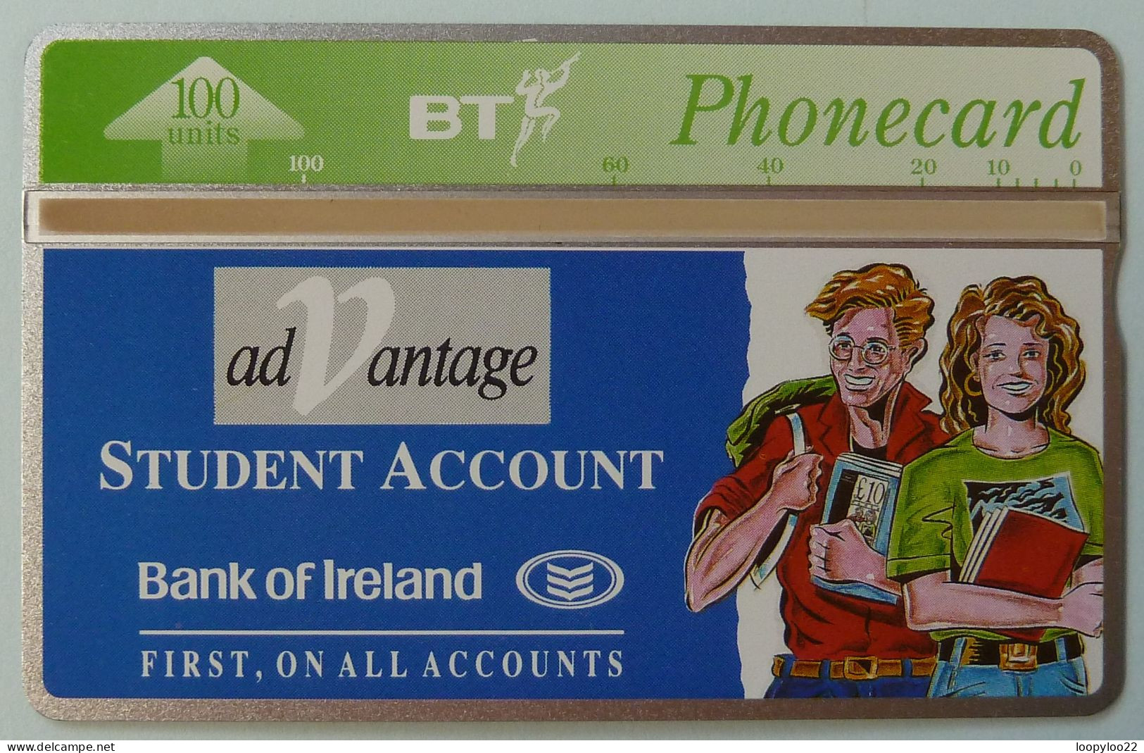 UK - Great Britain - BT & Landis & Gyr - BTP126 - Bank Of Ireland Student Account - 228B - 1500ex - Mint - BT Private