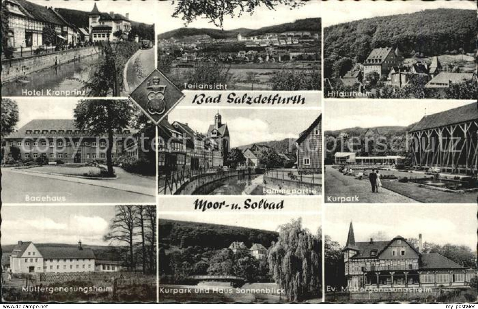 72405201 Bad Salzdetfurth Teilansicht Badehaus Muettergenesungsheim Hotel Kronpr - Bad Salzdetfurth