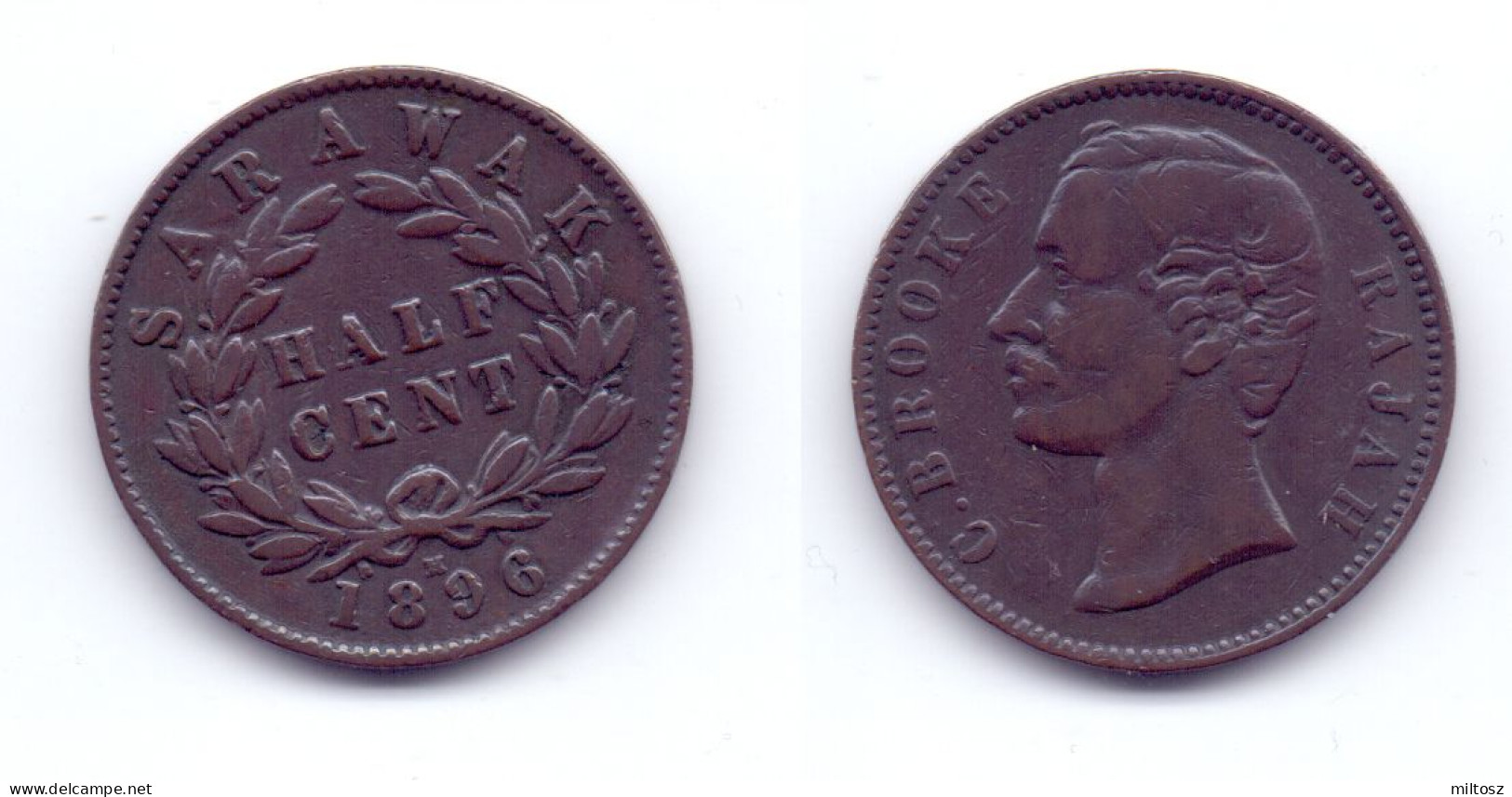 Sarawak 1/2 Cent 1896 - Malasia