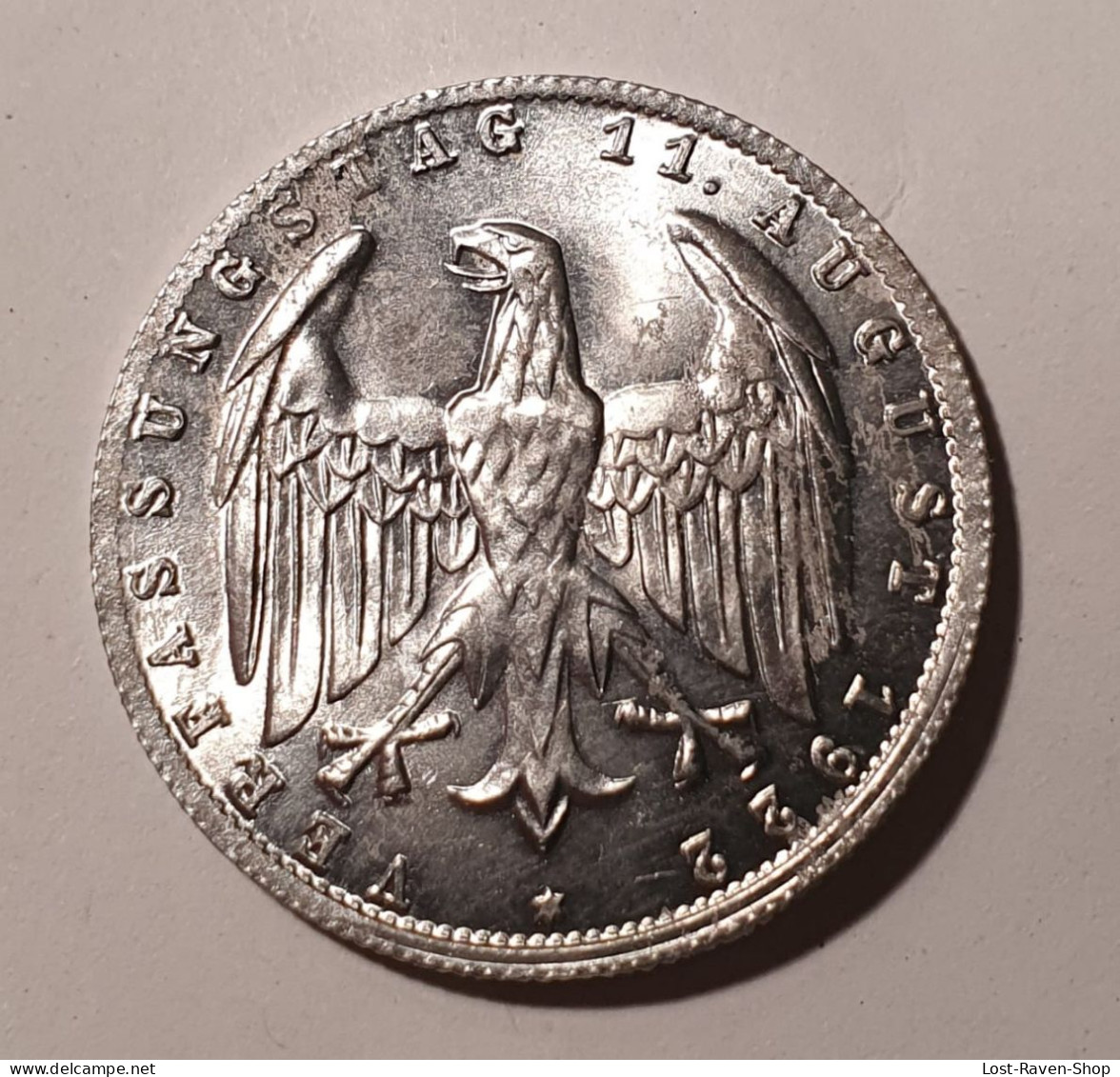 3 Mark - 1922 J - 3 Mark & 3 Reichsmark