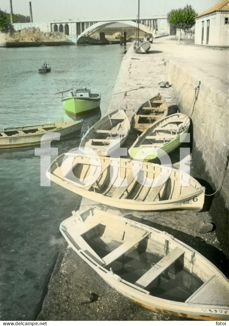 REAL PHOTO FOTO POSTCARD BARCOS  PONTEVEDRA GALICIA ESPAÑA SPAIN CARTE POSTALE - Pontevedra