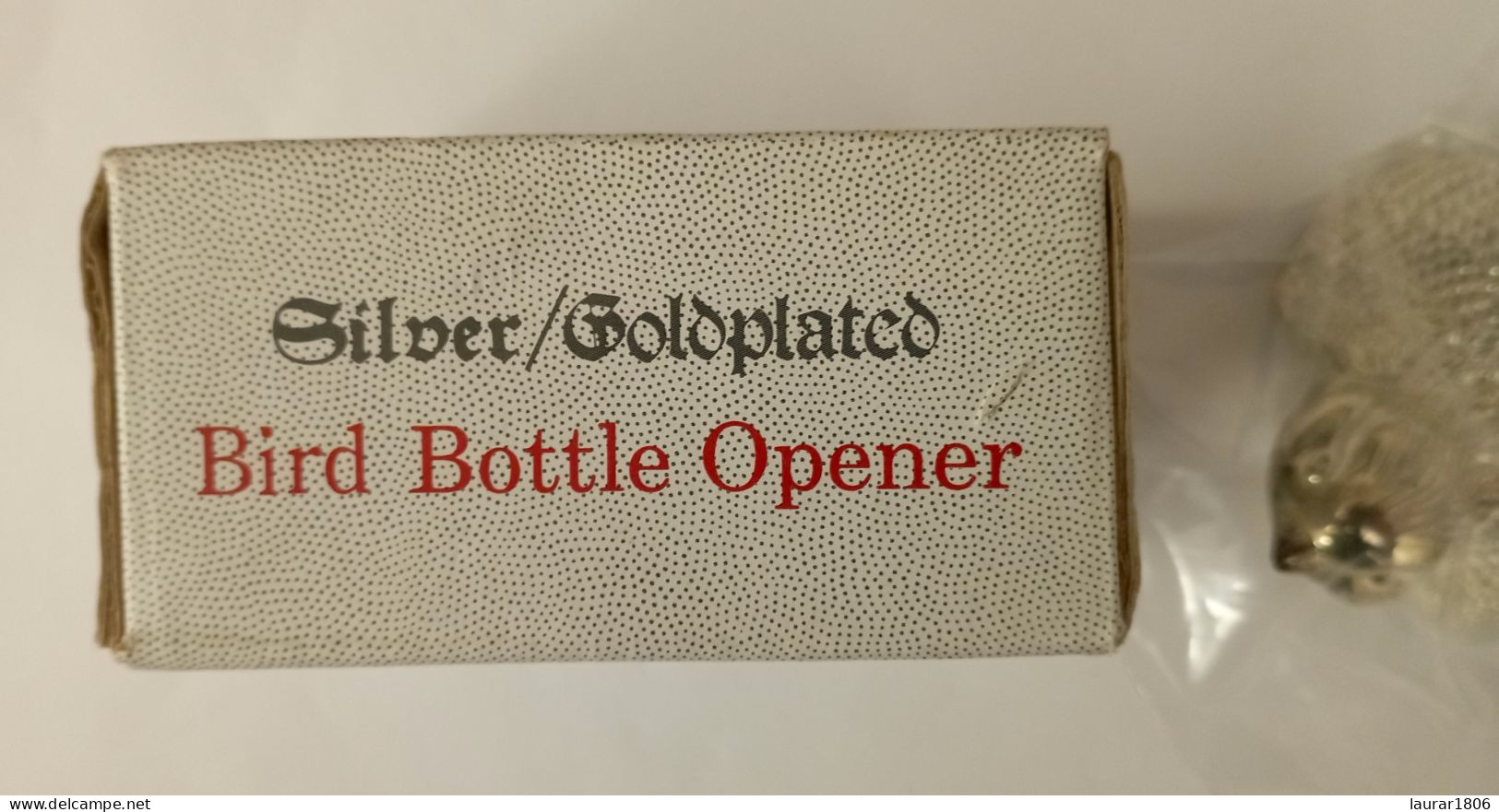 Décapsuleur Et Ouvre-bouteille - Oiseau En Métal Argenté - Neuf Dans Son Emballage - Bottle Openers