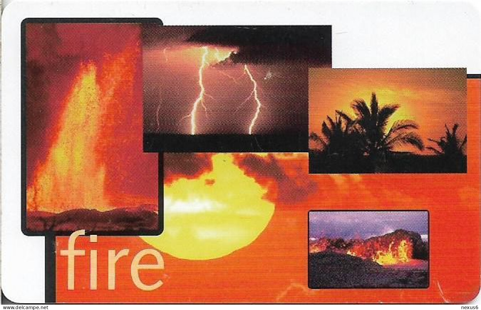 S. Africa - MTN - Elements - Fire, 2001, 15R, 100.000ex, Used - Sudafrica