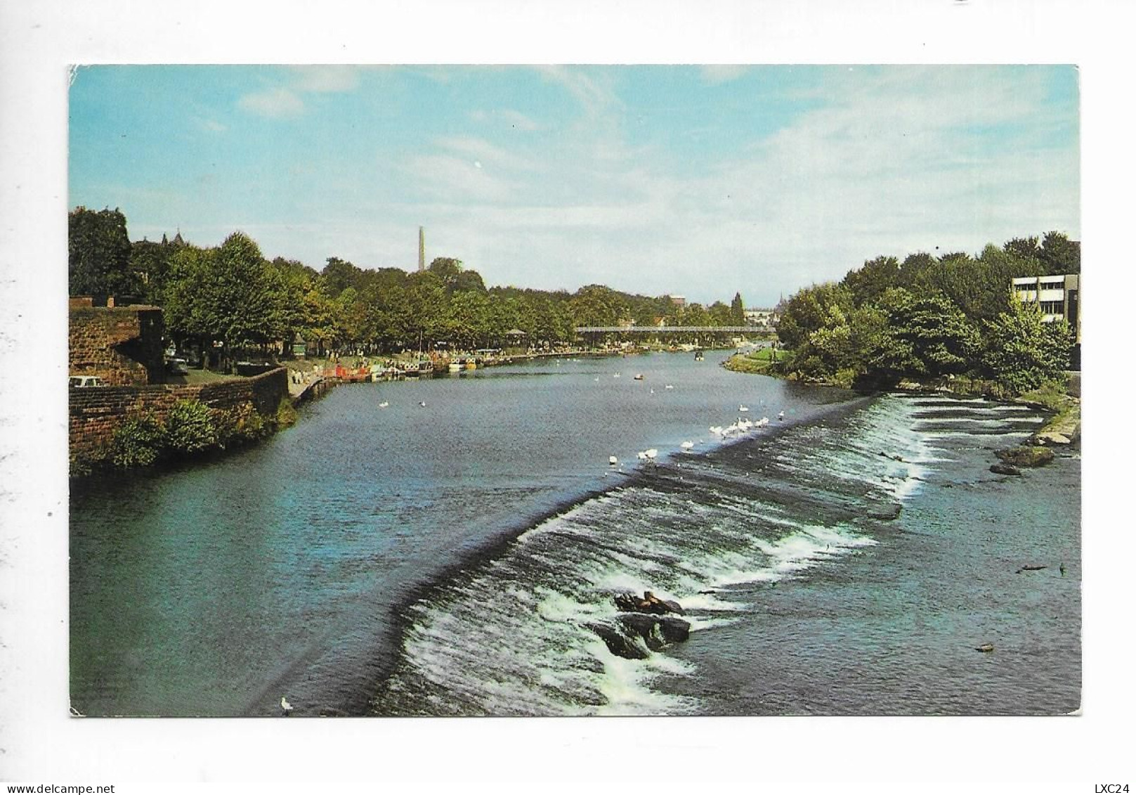 CHESTER. THE WEIR. RIVER DEE. - Chester