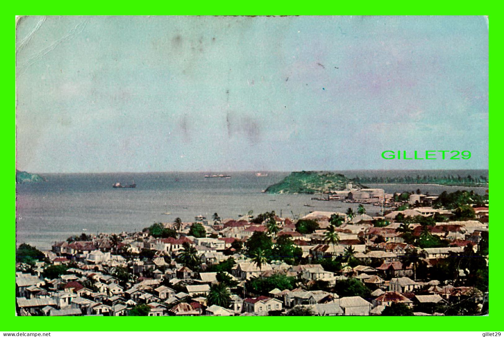 ST JOHN'S, ANTIGUA -  VIEW OF THE HARBOUR -  TRAVEL IN 1966 - C.E.E. BROWNE, PHOTO - - Antigua Und Barbuda