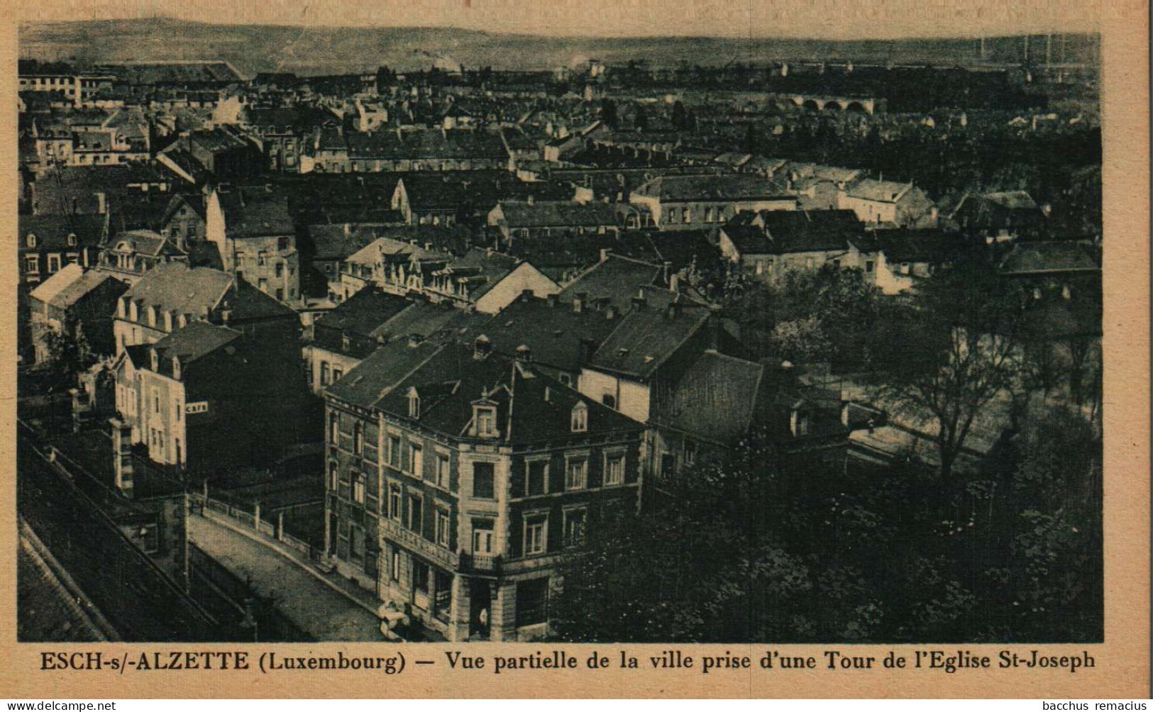 ESCH-SUR-ALZETTE  - Vue Partielle De La Ville Prise D'une Tour De L'Église St-Joseph - Esch-Alzette