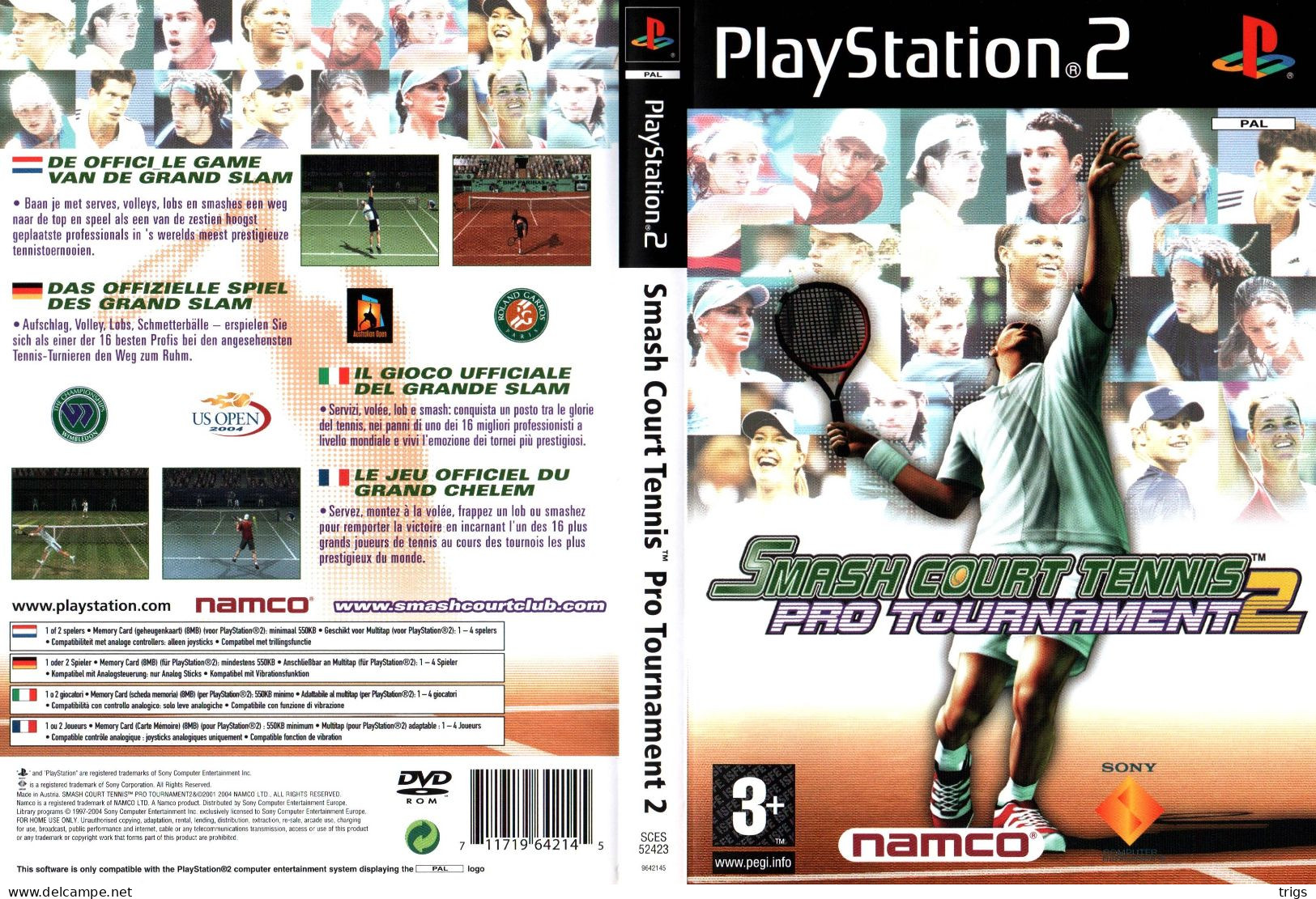 PlayStation 2 - Smash Court Tennis: Pro Tournament 2 - Playstation 2