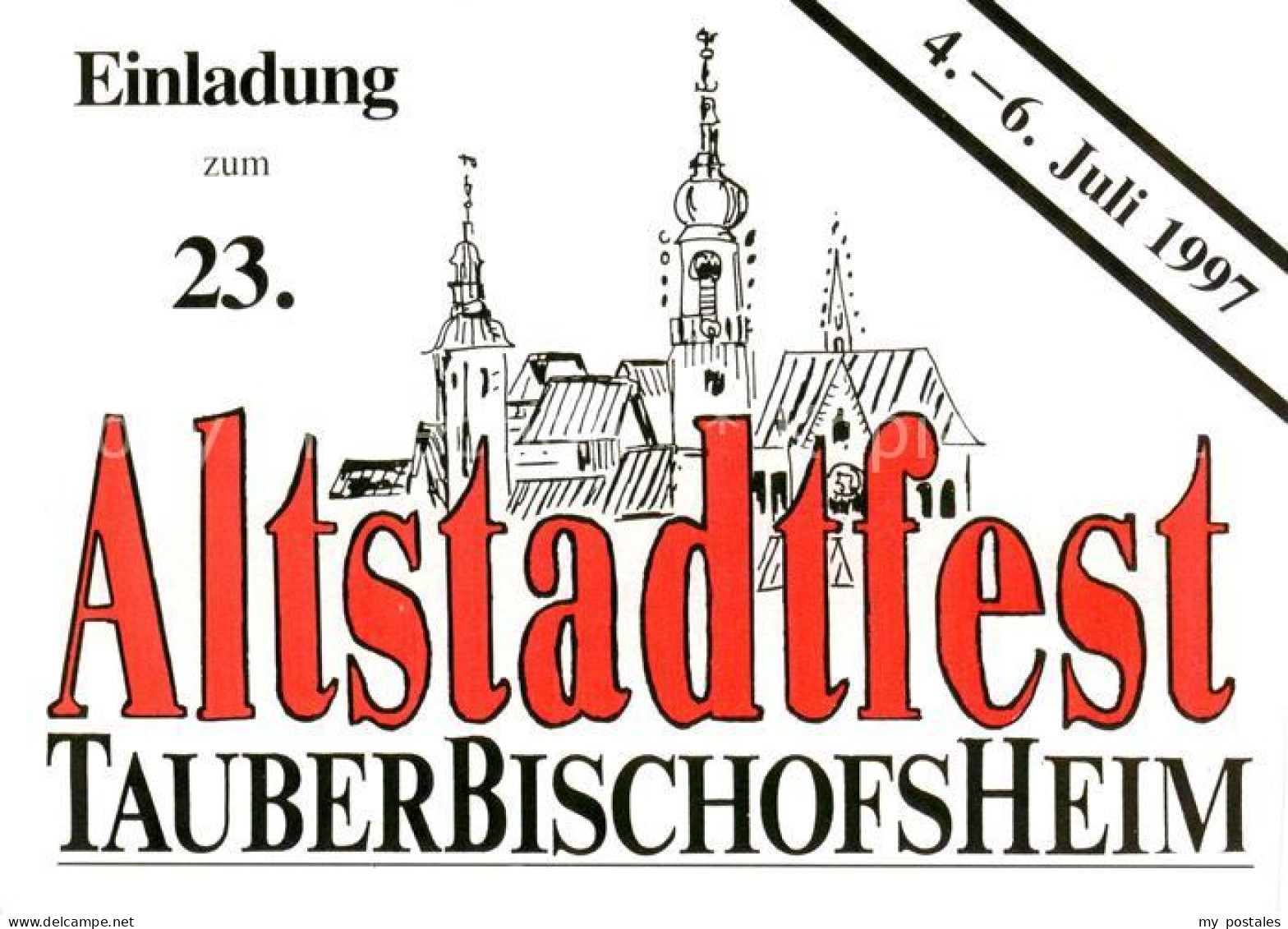 73868480 Tauberbischofsheim Altstadtfest Illustration Tauberbischofsheim - Tauberbischofsheim