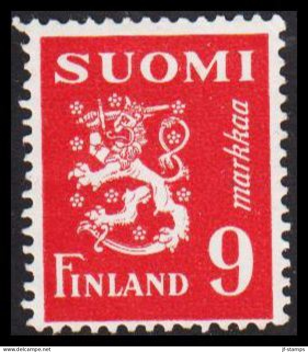 1948. FINLAND. Lion Type 9 Markkaa Never Hinged.  (Michel 311) - JF540484 - Ungebraucht