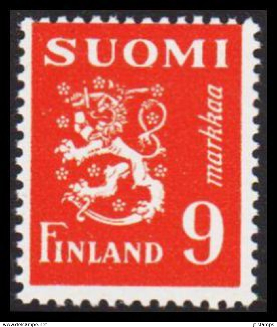 1950. FINLAND. Liontype 9 Markkaa Never Hinged.   (Michel 379) - JF540487 - Ongebruikt