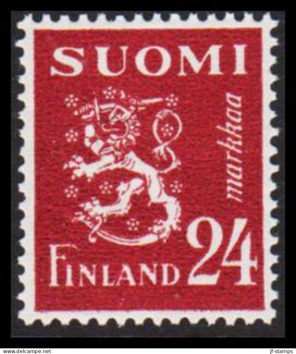 1948. FINLAND. Lion Type 24 Markkaa Never Hinged.  (Michel 316) - JF540499 - Ungebraucht