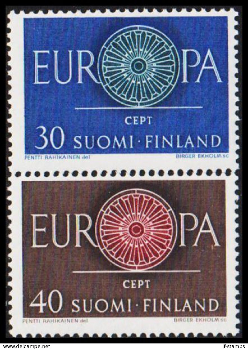 1960. FINLAND. EUROPA - CEPT Complete Set, NEVER HINGED. (Michel 525-526) - JF540562 - Ongebruikt