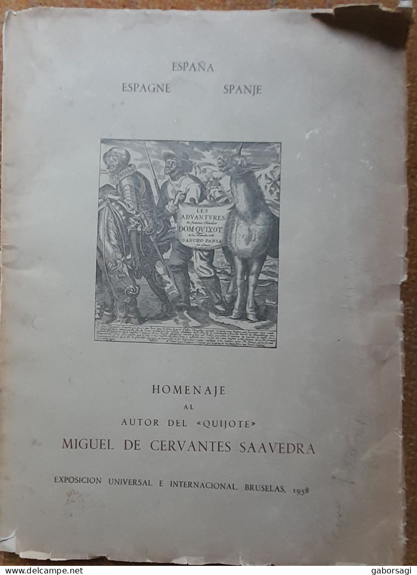 Homenaje Al Autor Del "Quijote" Miguel De Cervantes Saavedra - Verzameling