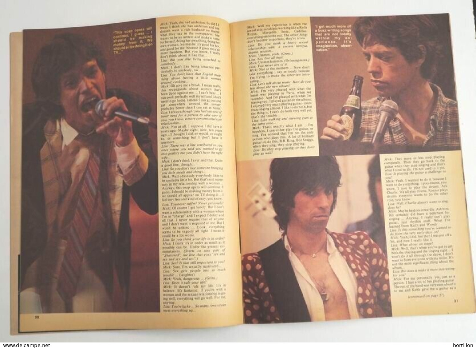 Revue Magazine USA HIT PARADER 10/1978 ROLLING STONES SPRINGSTEEN KRAFTWERK WINGS Mc CARTNEY KISS - Divertissement
