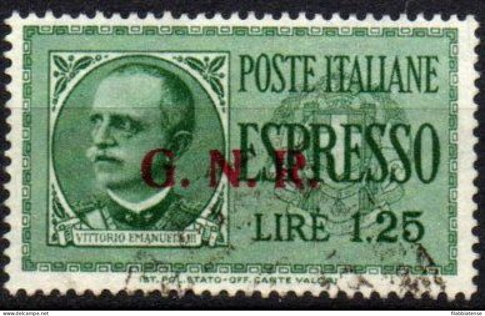 1943 - Italia - Repubblica Sociale E 19 Espresso    ------ - Gebraucht