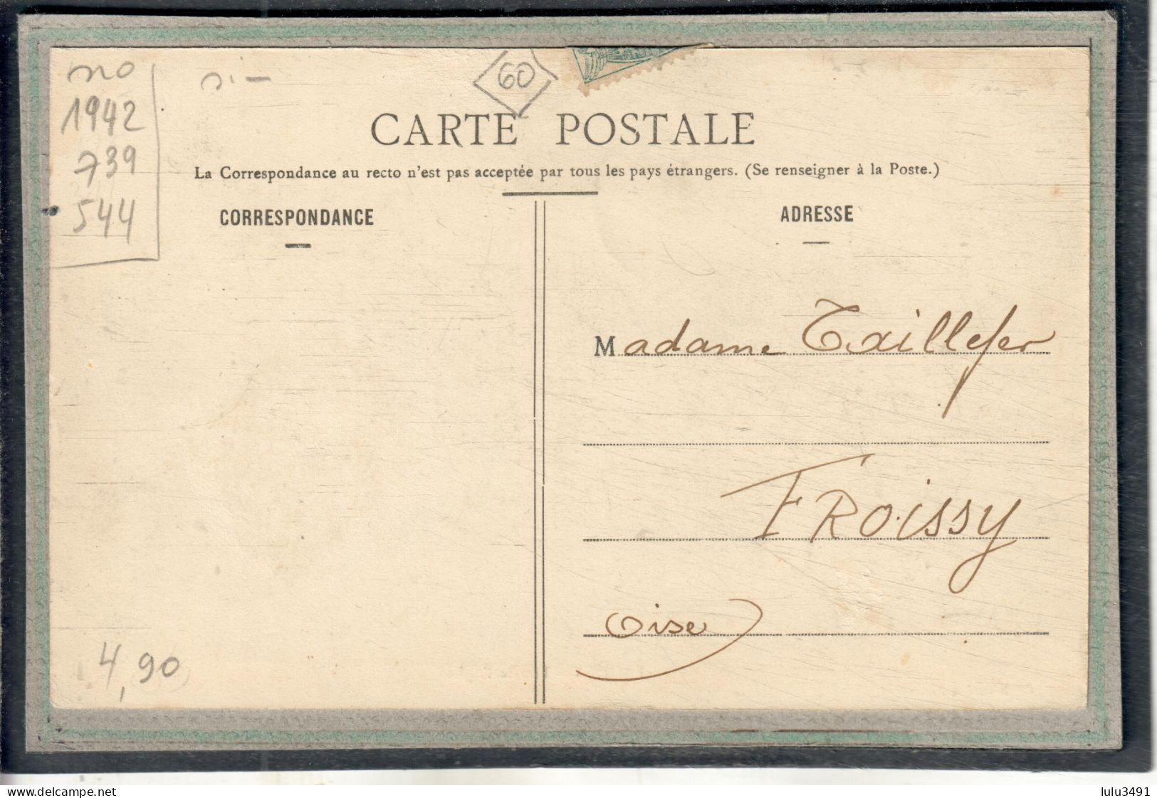 CPA - FROISSY (60) - Aspect De La Rue De L'Eglise En 1905 - Froissy